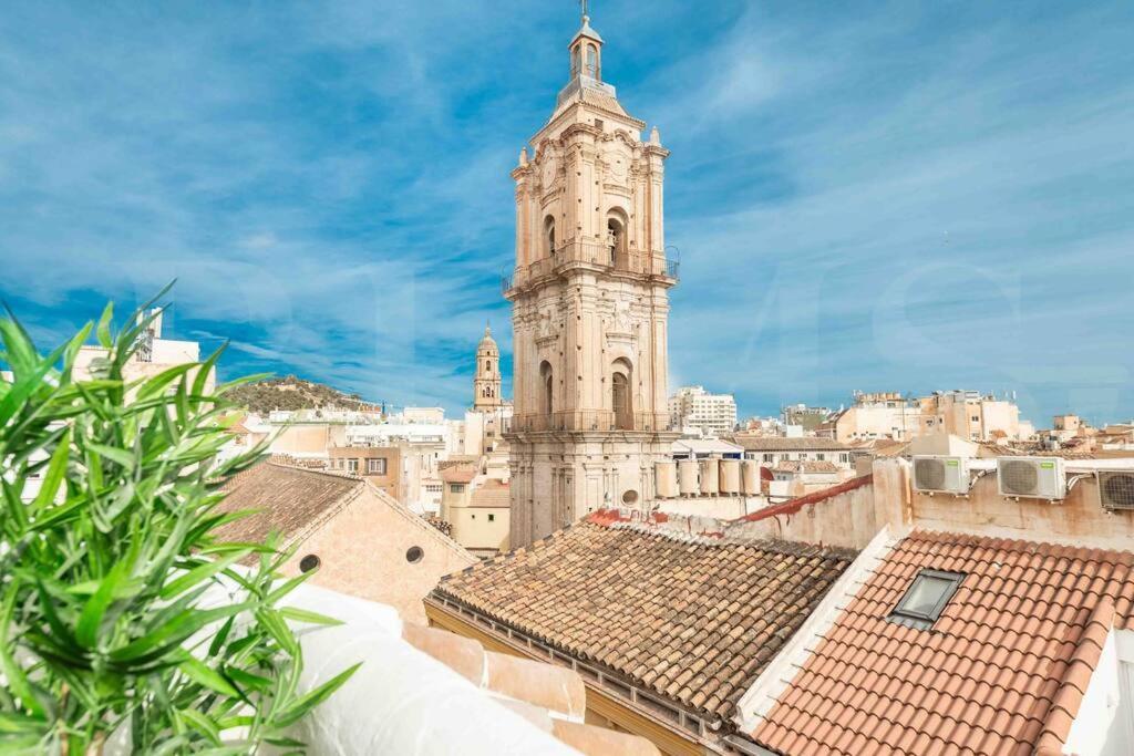 Апартаменты Private Terrace, Barbecue & Cathedral View By Rems Малага Экстерьер фото
